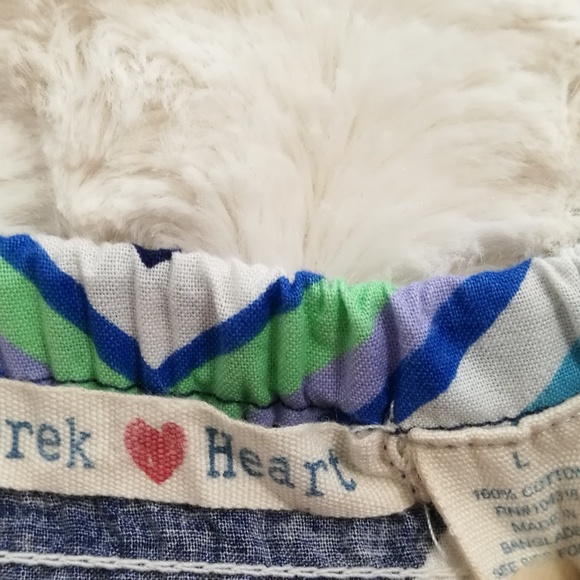 DEREK HEART Abstract Strapless Dress Size L Jr. - Picture 4 of 6